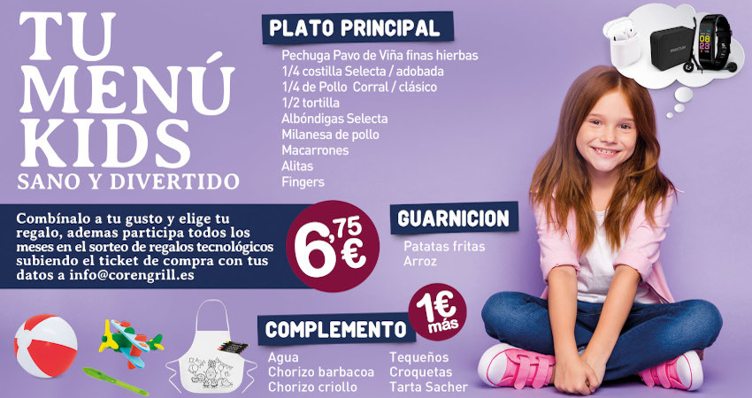 TU MEN&Uacute; KIDS